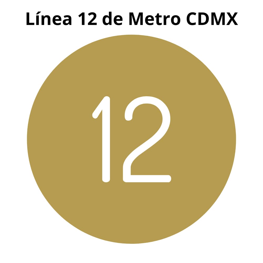 Línea 12 Metro CDMX de la Ciudad de México 🚆 - Metro CDMX