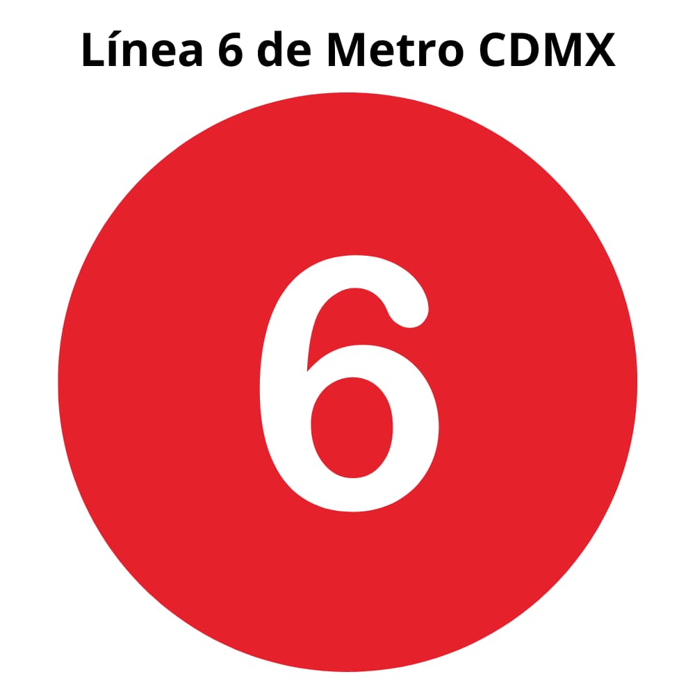 Línea 6 Metro CDMX de la Ciudad de México - 🚆 Metro CDMX