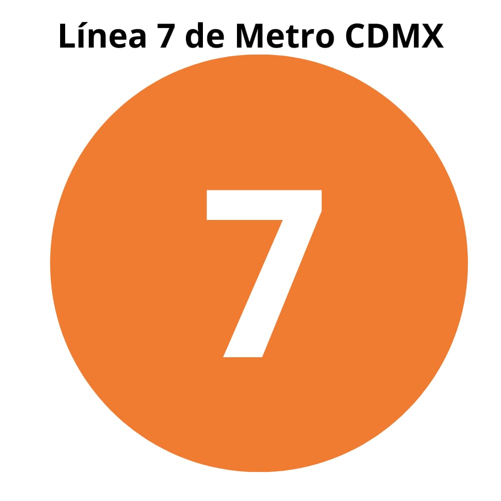 Línea 7 Metro CDMX de la Ciudad de México - Metro CDMX 🚆