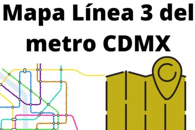 Mapa Línea 3 del metro CDMX