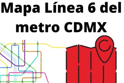 Mapa Línea 6 del metro CDMX