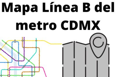 Mapa Línea B del metro CDMX